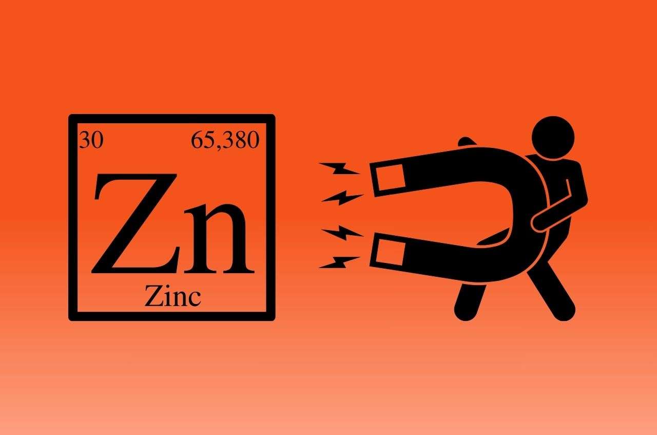 is zinc magnetic