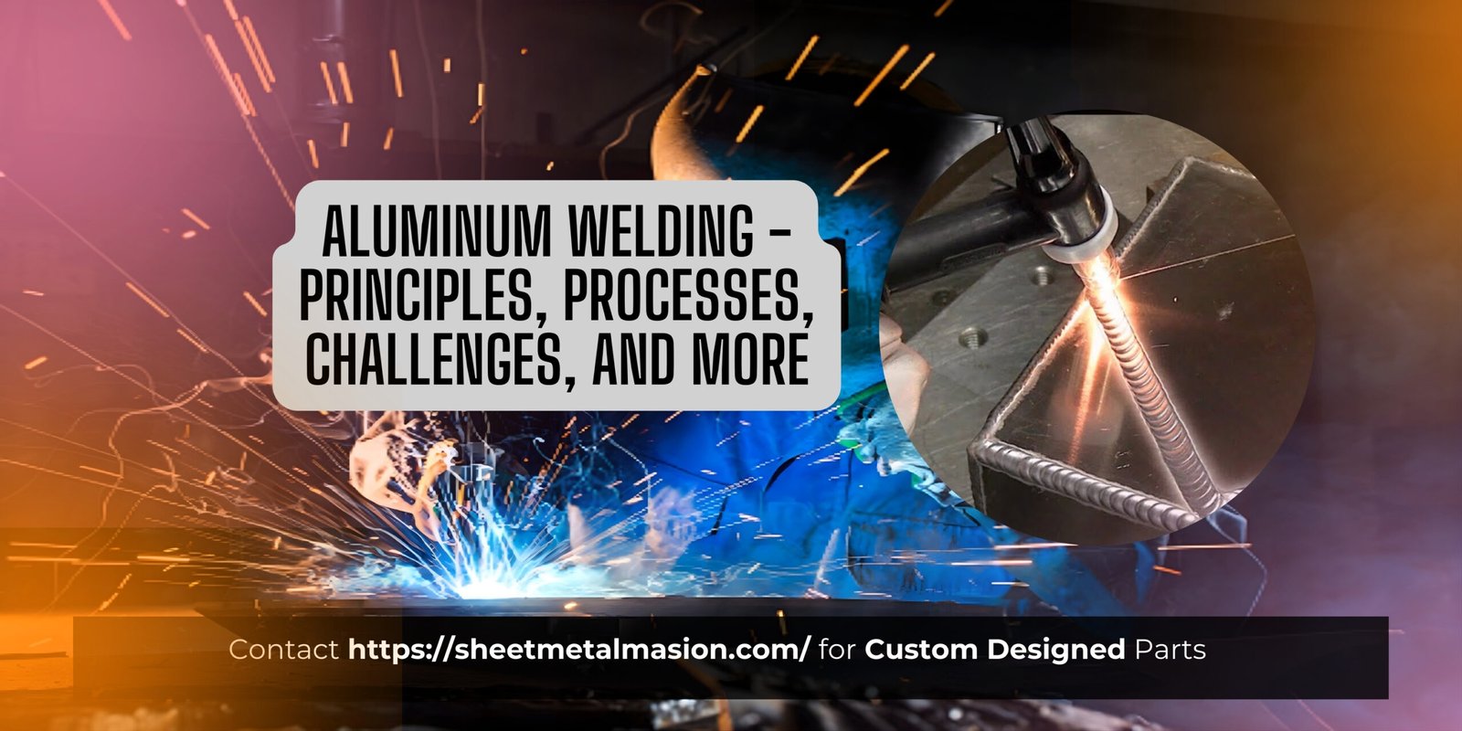 Aluminum welding Banner