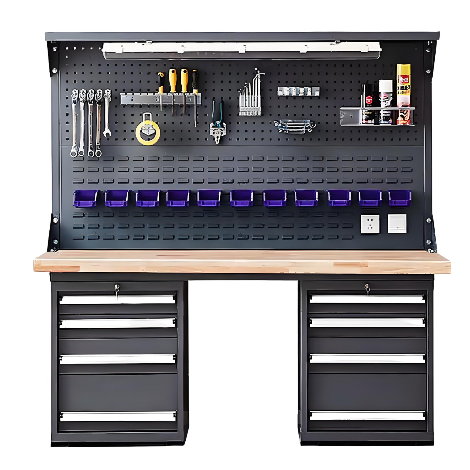 35 inch 8 Drawer Tool Repair Workbench