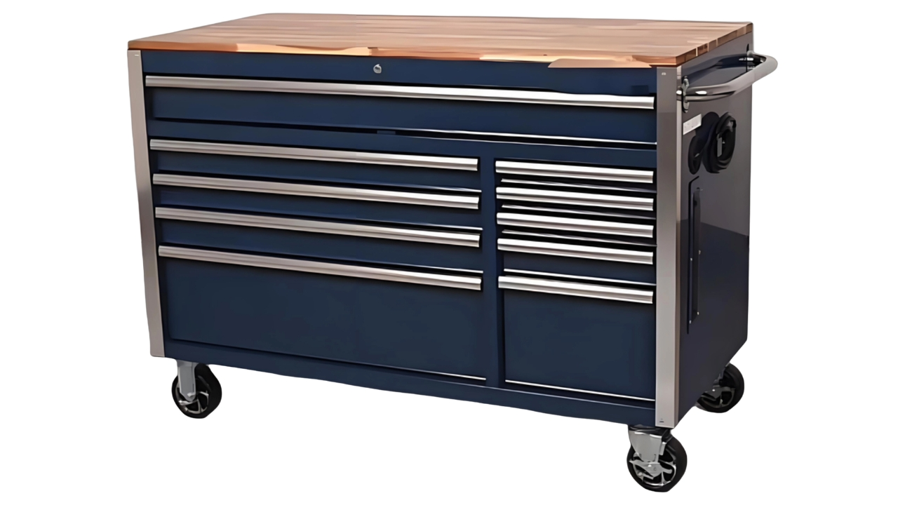 52 inch Workbench with 10 drawers 