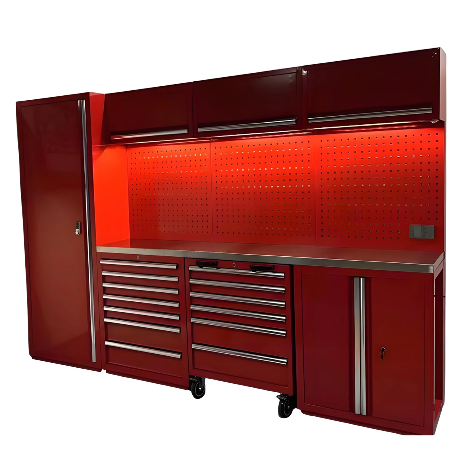 79 inch 13 Drawer Modular Tool Cabinet