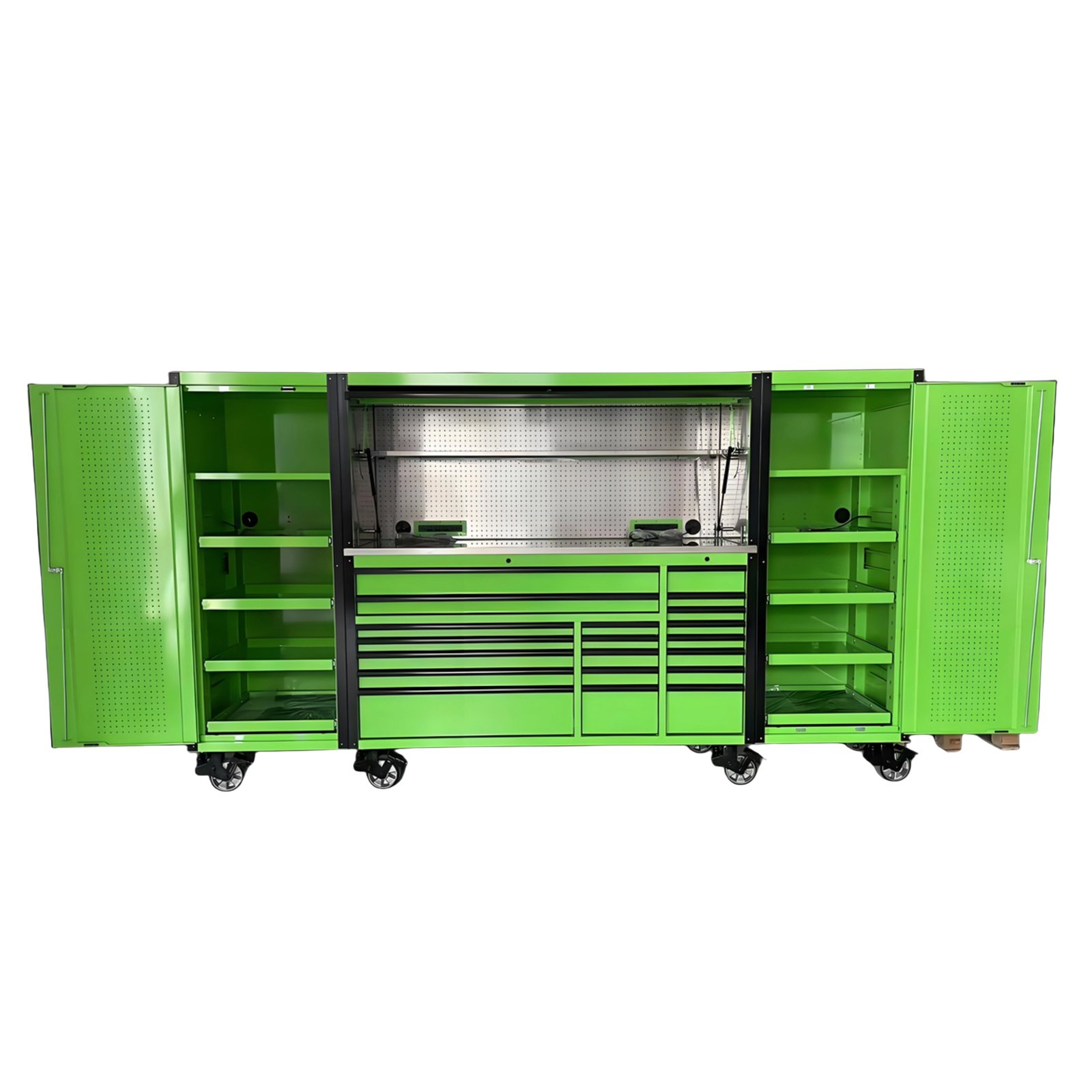84 inch two-door 22 drawers cart tool cabinet