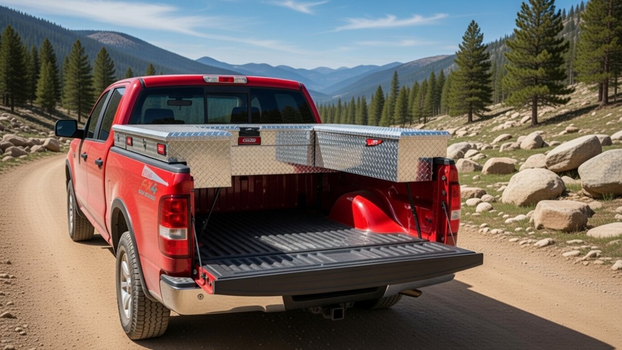 Step Ladder Storage Truck Tool Box