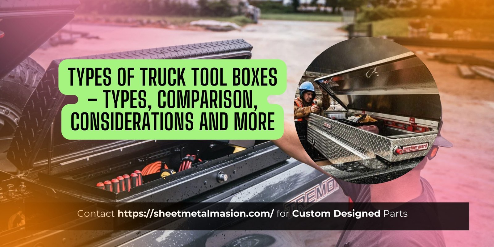Types of truck tool boxes banner