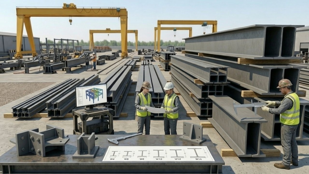 Leg Width of W Beams