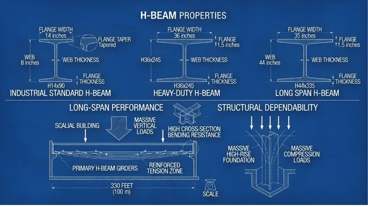 Load-Bearing Capacity of H-Beam