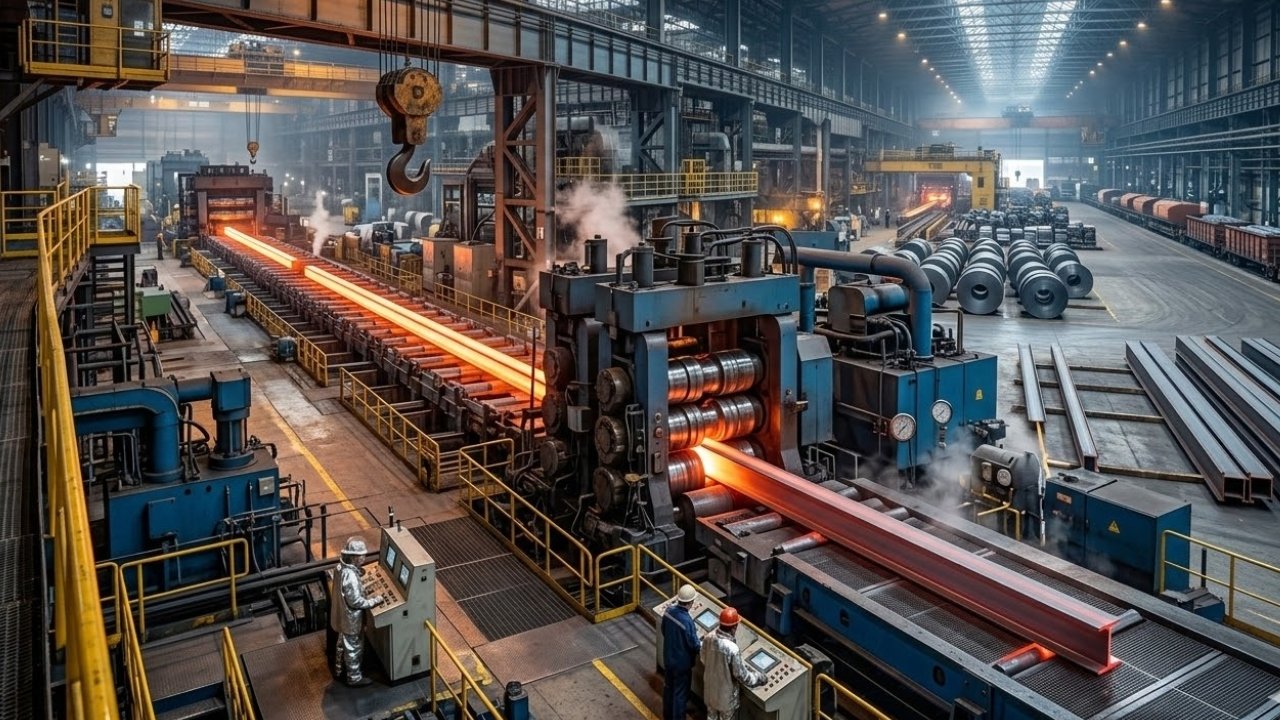 Manufacturing Method of H Beams