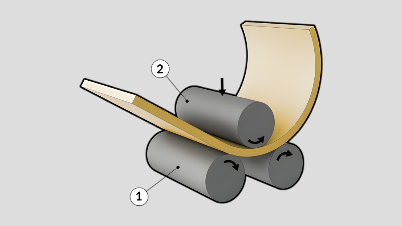 Roll Bending of Brass Sheets