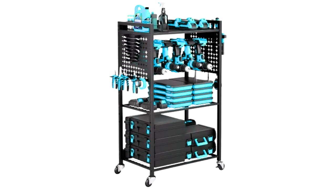 Roll Tool Storage Rack