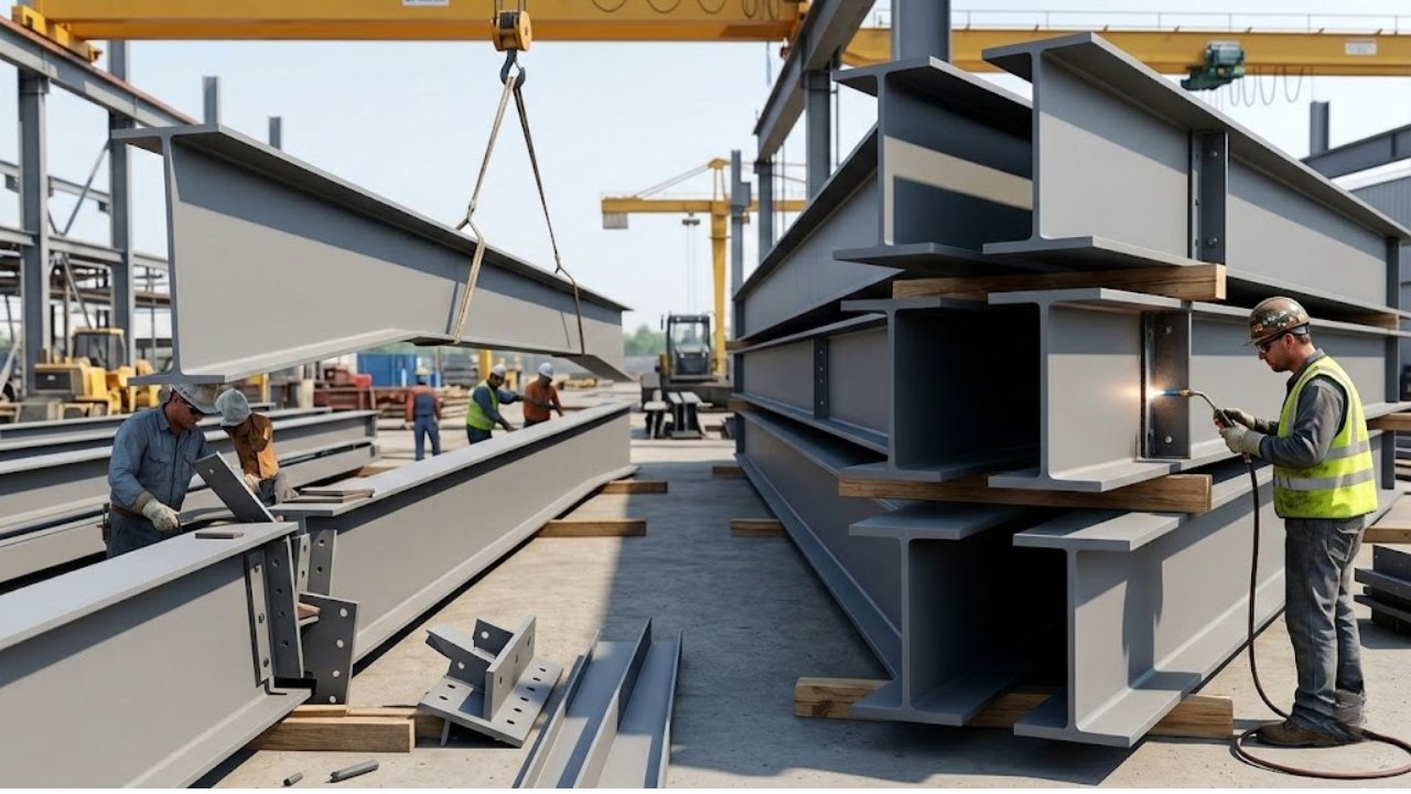 Tapered Legs of H Beams