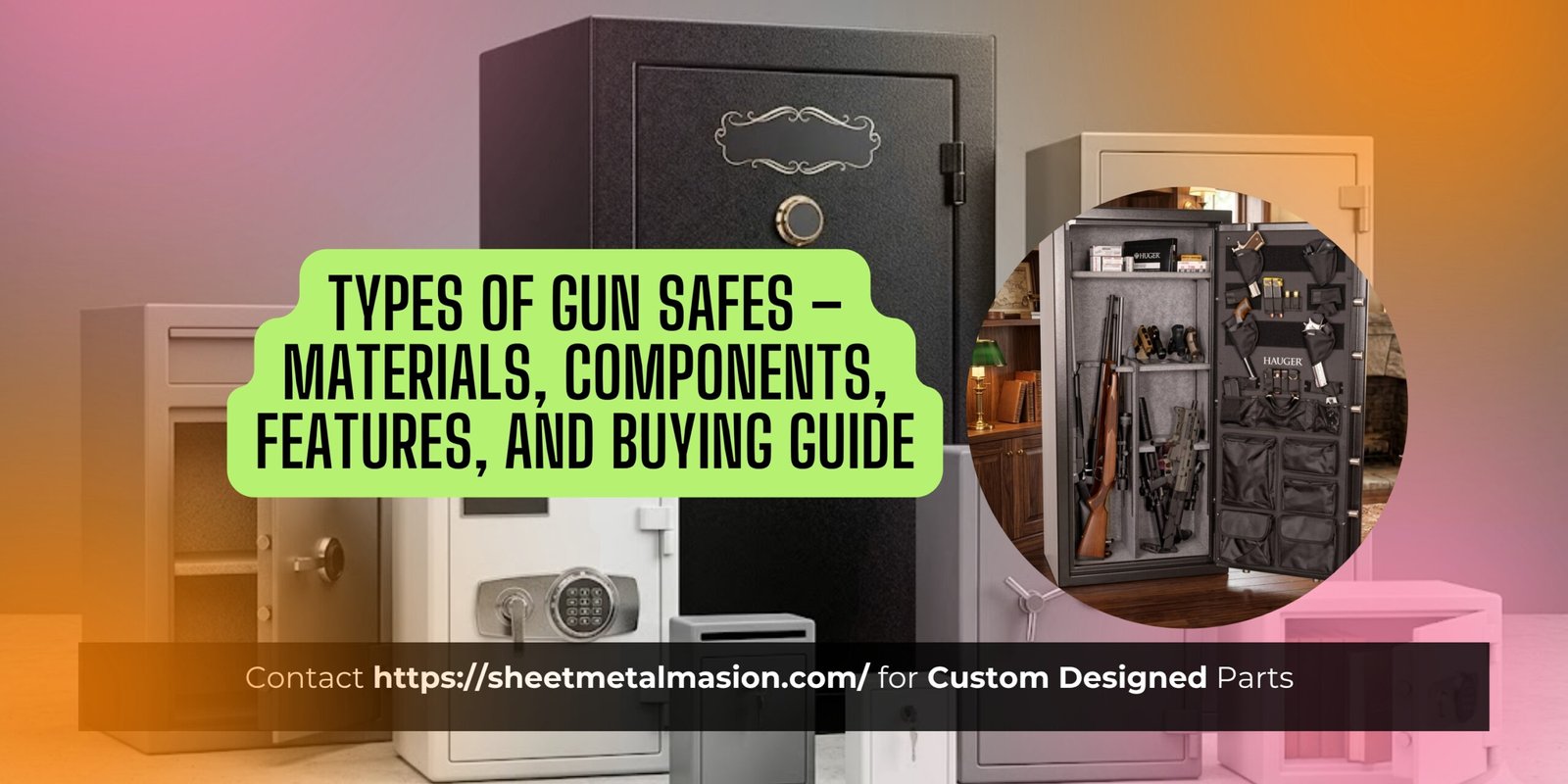 Types of gun safes banner