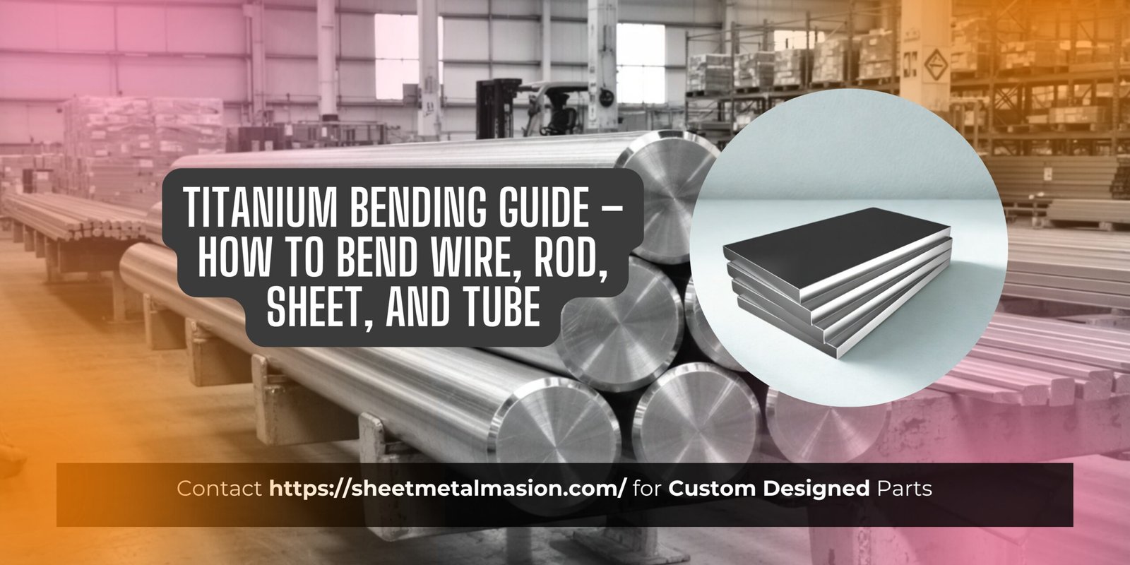 Titanium Bending Guide Banner