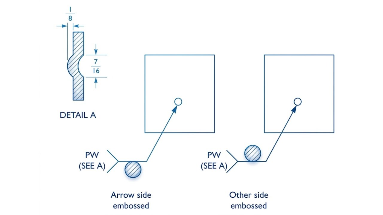 Projection Welding Symbol