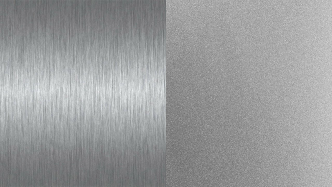 Brushed vs. Bead Blasted