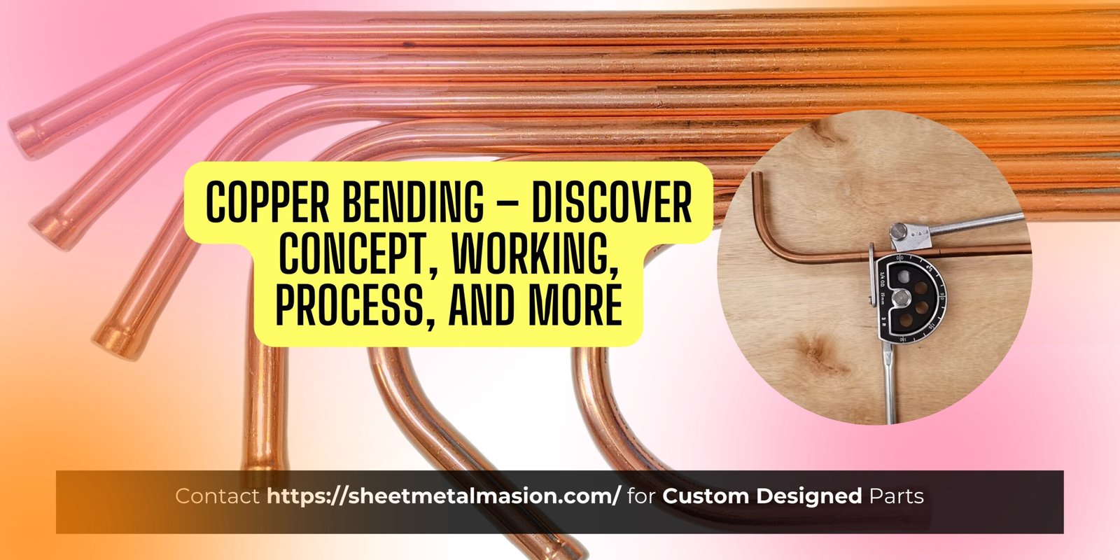 Copper Bending Banner