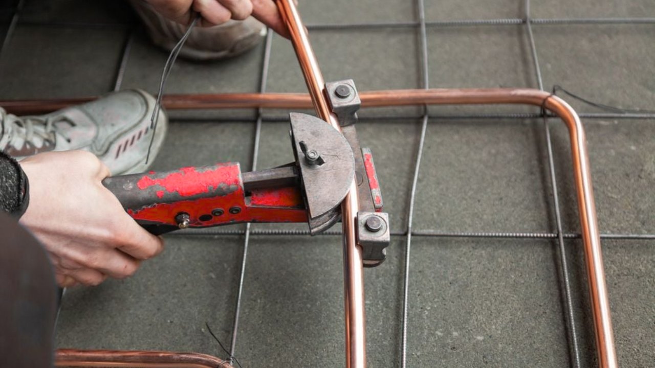 Copper hand bending