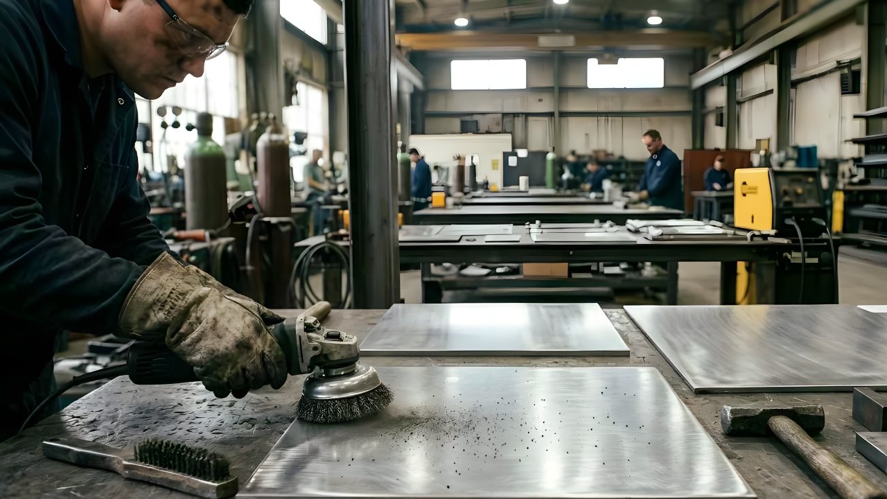 polished sheet metal