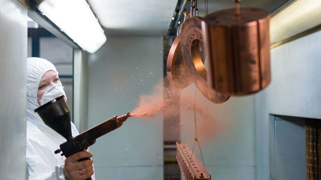 Copper Powder Coating