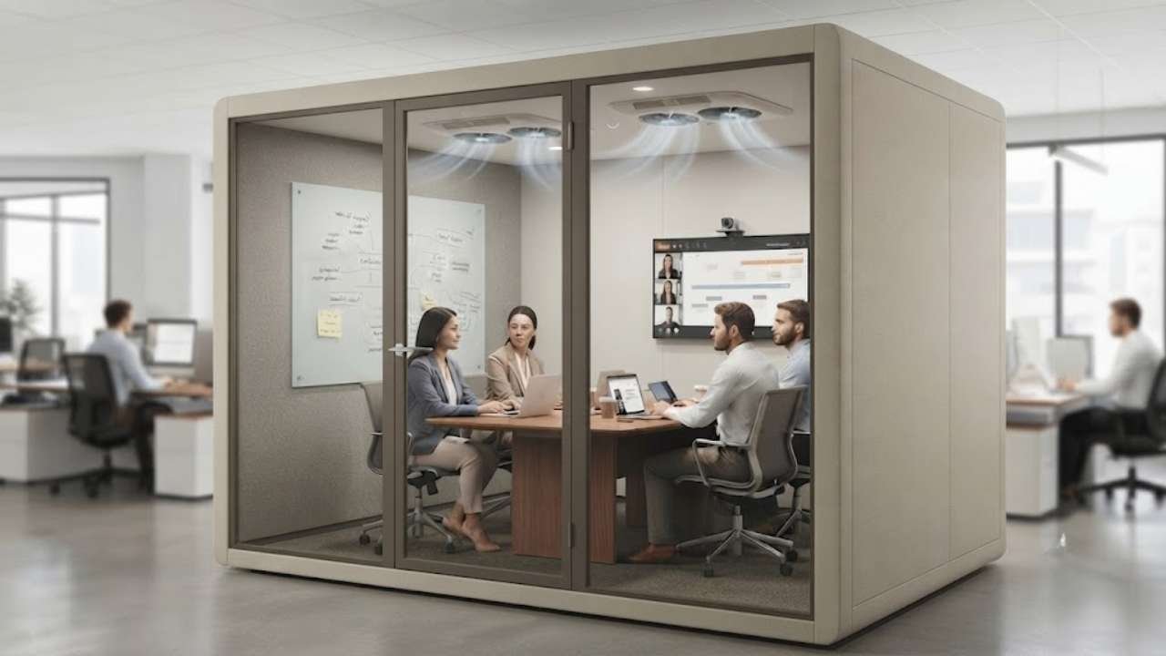 Soundproof Office Pod Large Series