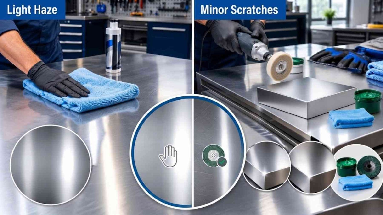 Maintenance Polishing Technique - Polish Stainless Steel